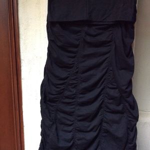 Black XCVI/Contrast Long black skirt